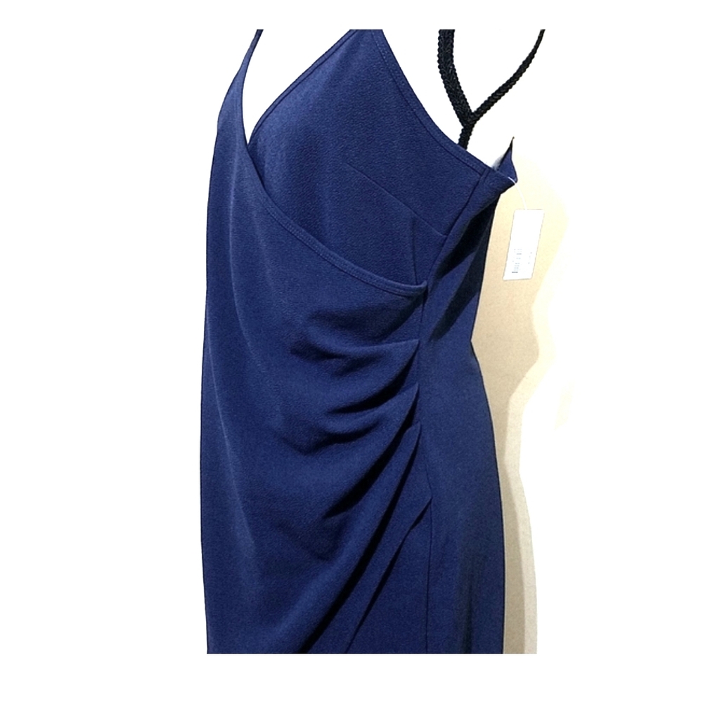 NWT No Boundaries Navy Blue Wrap Dress Size L - Picture 5 of 11